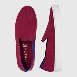 NIB Rothys sneakers in garnet (discontinued color)